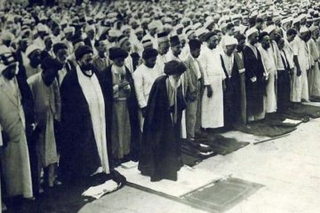 نماز جماعت سید ابوالحسن اصفهانی در حرم امیرالمومنین
